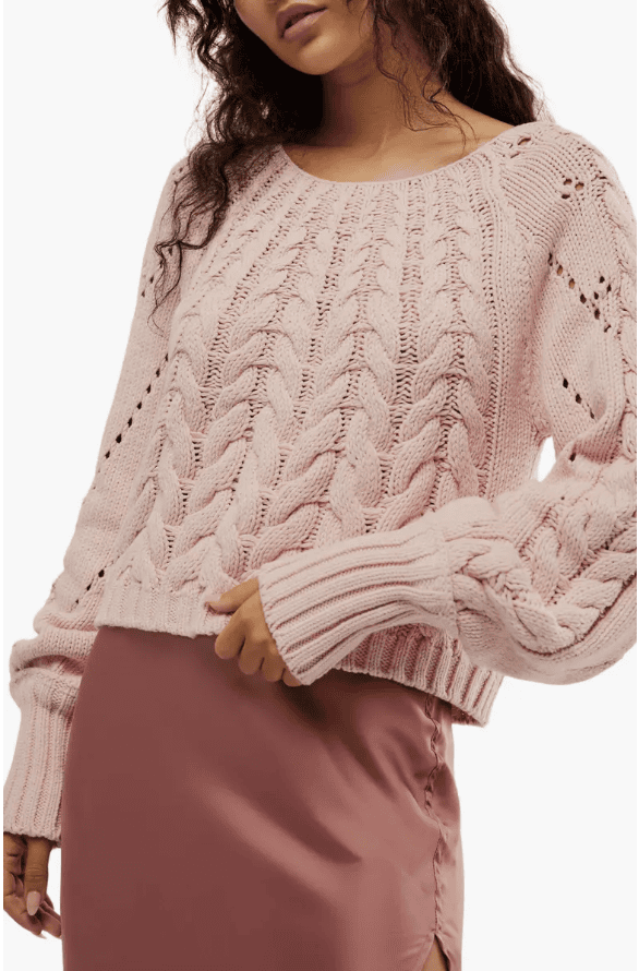 cable stitch sweater